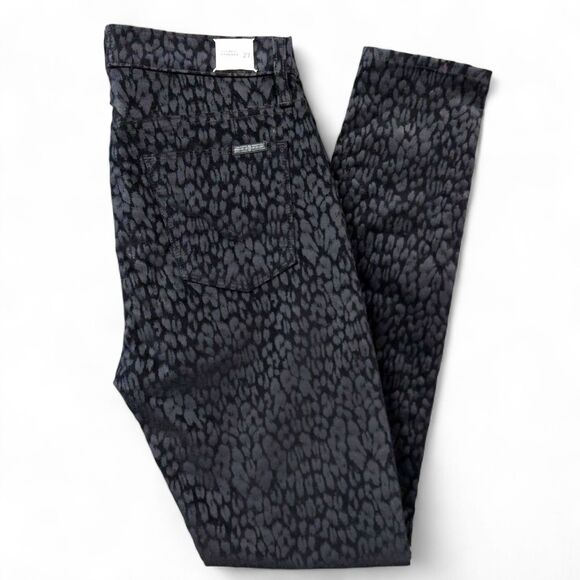 Hudson Jeans Womens 27 Black Barbara High Waist Super Skinny Made USA Boot Tuck - Picture 13 of 14